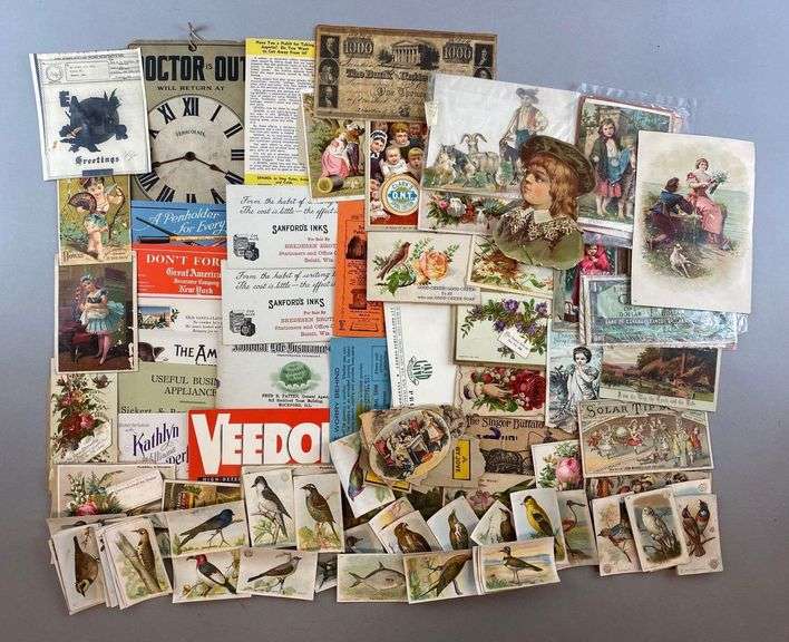 Group of 50+ Assorted Ephemera Matthew Bullock Auctioneers