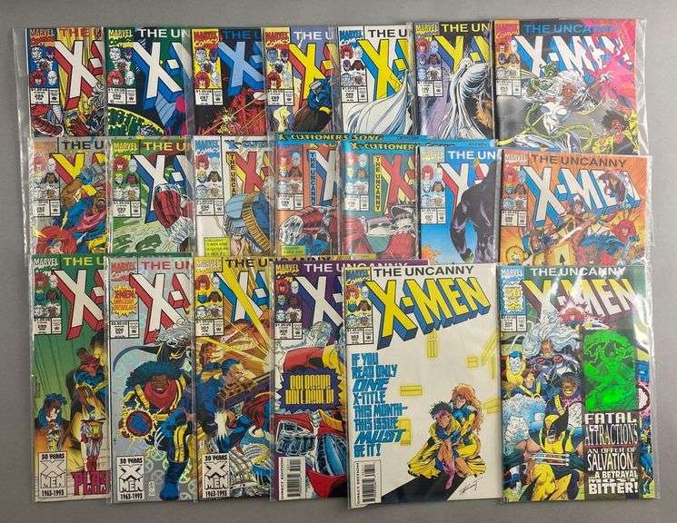 Group of 20 Marvel The Uncanny XMen Comic Books Matthew Bullock
