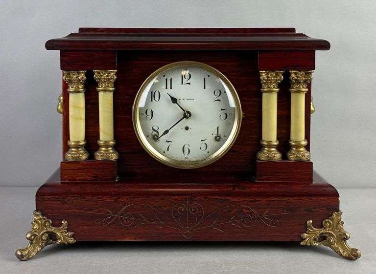 Vintage Seth Thomas Mantle Clock Matthew Bullock Auctioneers