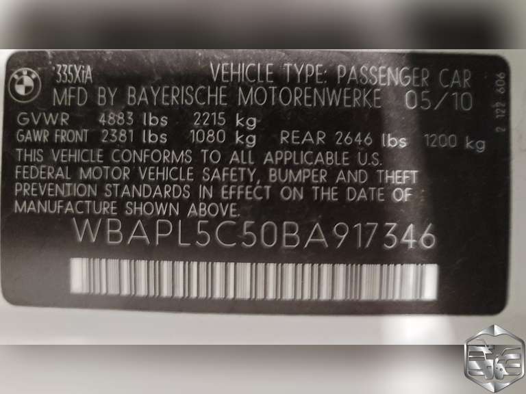 2011 BMW 3 Series  335i