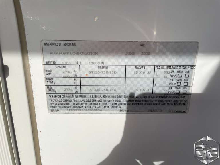 2005 Komfort Co 342
