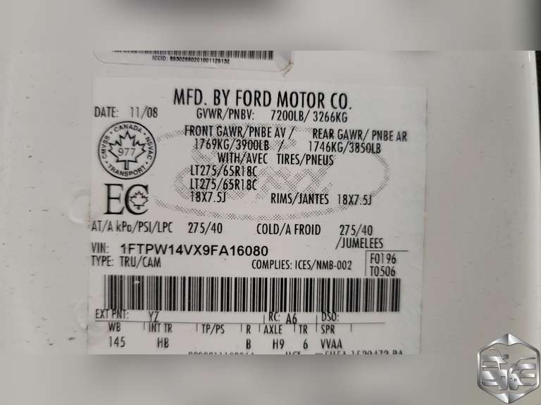 2009 Ford F150  Lariat
