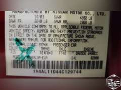 2004 Nissan Altima  2.5S