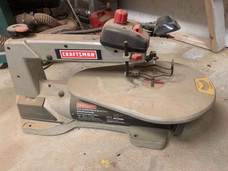 16” Craftsman scroll saw works McNatt Real Estate