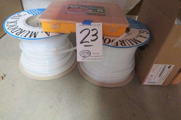 3 ROLLS OF G.A MURDOCK AND ASSORTED FITTINGS McPherson Auction & Realty