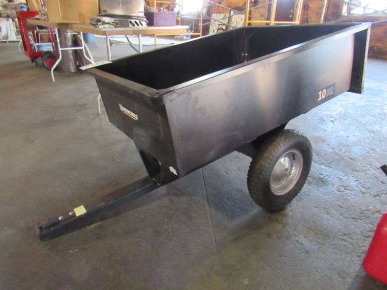 33"X44" YARDWORKS UTILITY TITL BED LAWN CART McPherson Auction & Realty