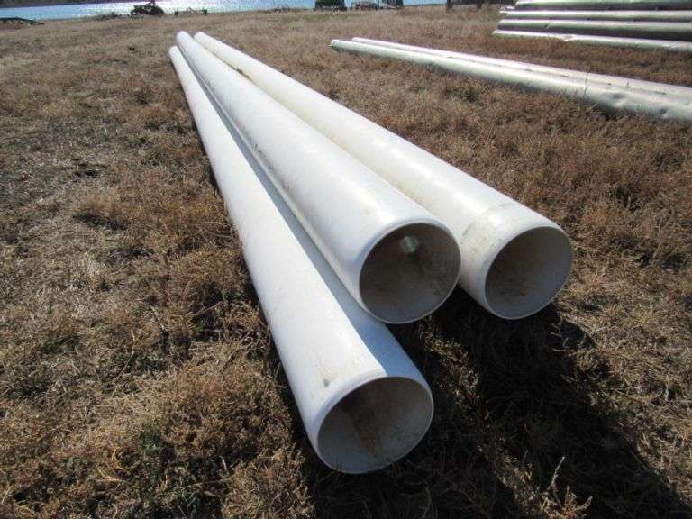 10" WHITE PVC IRRIGATION PIPE SELLING SO MUCH A PIPE X 5 McPherson