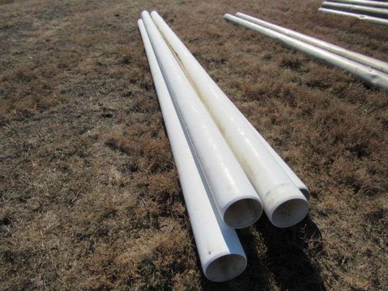 10" WHITE PVC IRRIGATION PIPE SELLING SO MUCH A PIPE X 5 McPherson