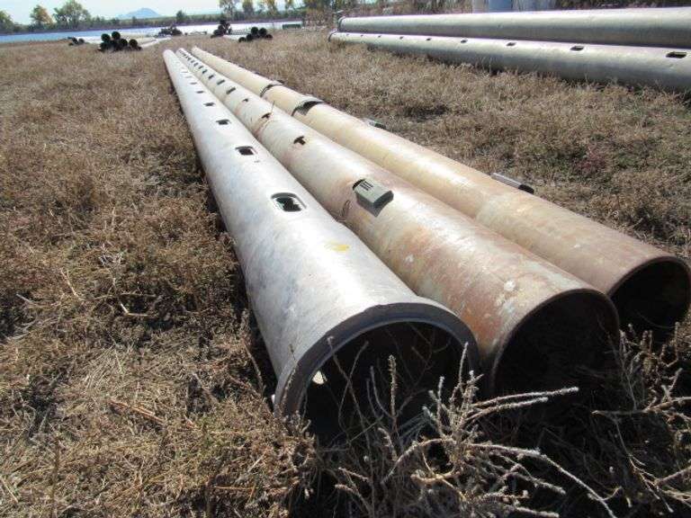 3 8" ALUMINUM GATED IRRIGATION PIPE SELLING SO MUCH A PIPE X 3