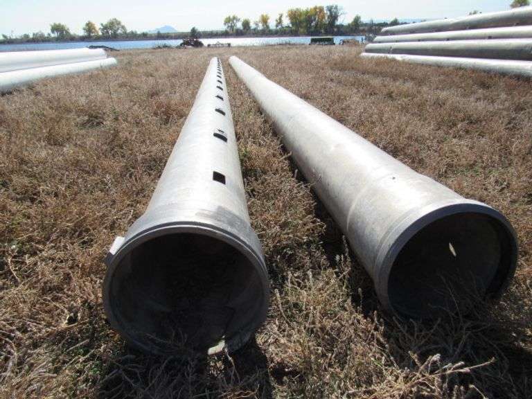 10" ALUMINUM GATED IRRIGATION PIPE SELLING SO MUCH A PIPE X 2