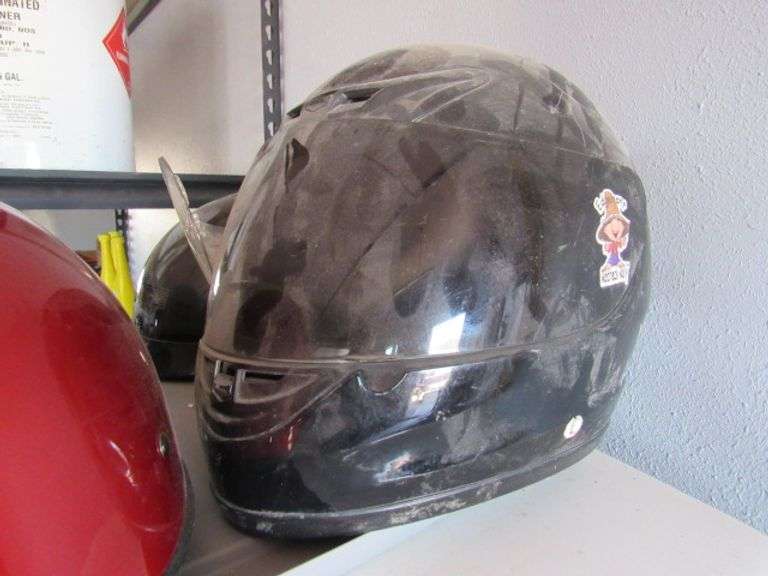4 HELMETS SIZE M, XL McPherson Auction & Realty