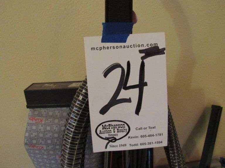KIRBY HERITAGE 2 UPRIGHT VACUUM AND ATTACHMENTS McPherson Auction