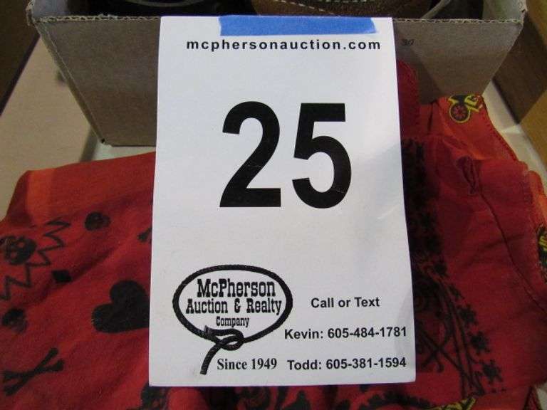 BOX OF BELTS McPherson Auction & Realty