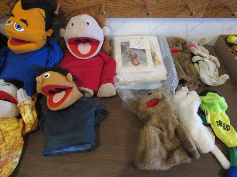 LARGE GROUP OF HAND PUPPETS McPherson Auction & Realty