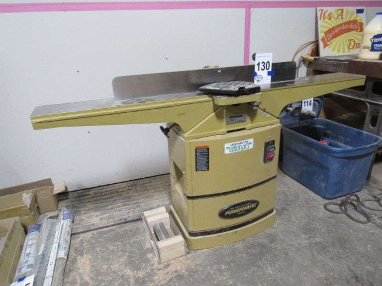 POWERMATIC MODEL 54A PLANER JOINTER , SINGLE PHASE, SELLS WITH THE ORIGINAL CUTTER HEAD AND THE