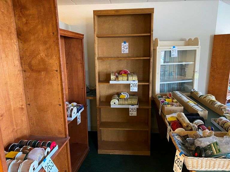32"X84" 4 ADJUSTABLE SHELF BOOKCASE CONTENTS NOT INCLUDED McPherson Auction & Realty