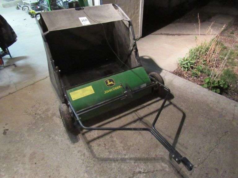 JOHN DEERE 46" PULL BEHIND LAWN RAKE McPherson Auction & Realty