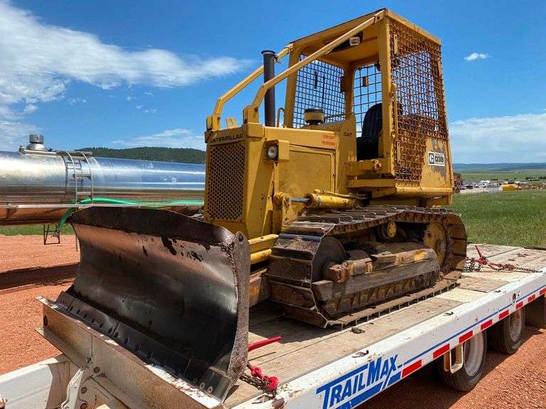 LATE 70'S CAT D3B DOZER W/ CABLE WINCH 6352 actual HOURS RECENT