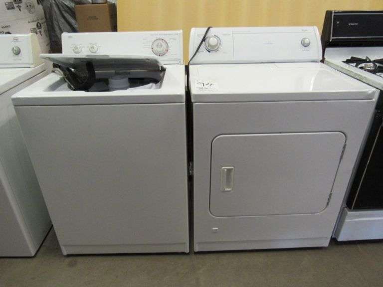 ROPER ELEC. WASHING MACHINE AND ROPER GAS DRYER CAME OUT OF RENTAL