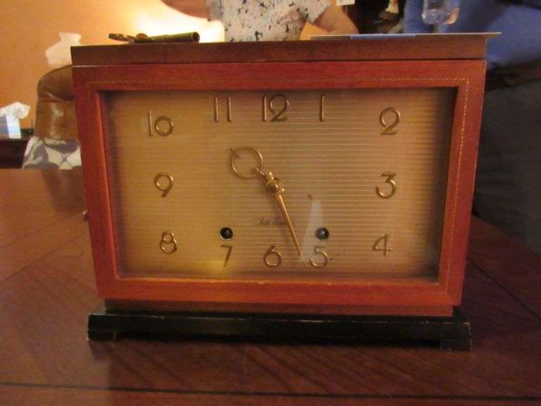 SETH THOMAS MANTLE CLOCK McPherson Auction & Realty