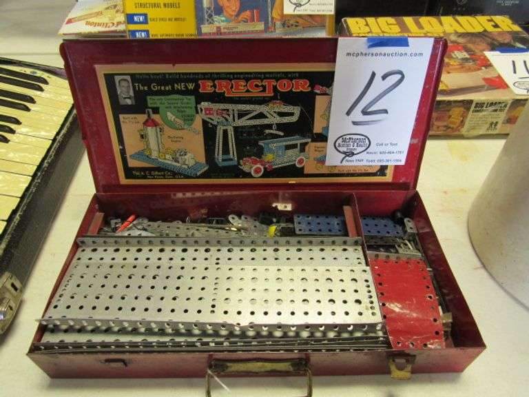 METAL ERECTOR SET McPherson Auction & Realty