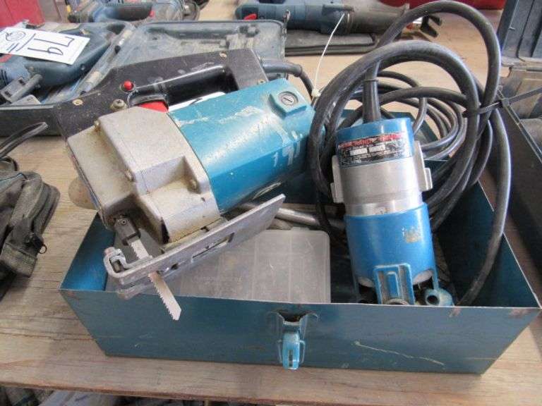 RYOBI HANDY TRIMMER, MAKITA JIG SAW McPherson Auction & Realty
