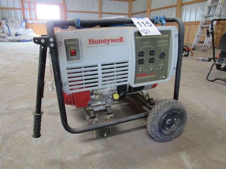 HONEYWELL 5500 337CC PORTABLE GENERATOR McPherson Auction & Realty