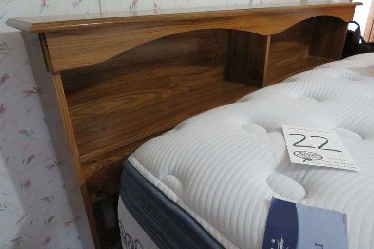 QUEEN SIZE MATRESS,BOX SPRING,METAL BED FRAME AND 2 DRAWER NIGHT STAND