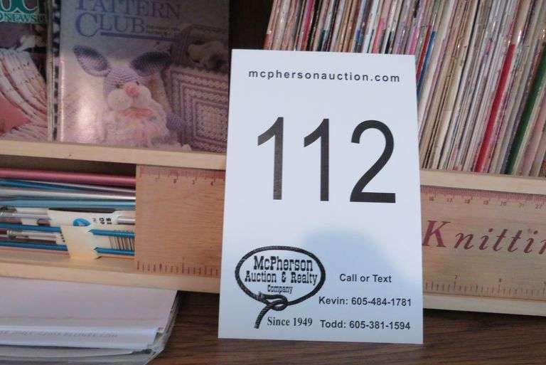 5 SHELF BOOKCASE 29"X9.5"X67.5" McPherson Auction & Realty