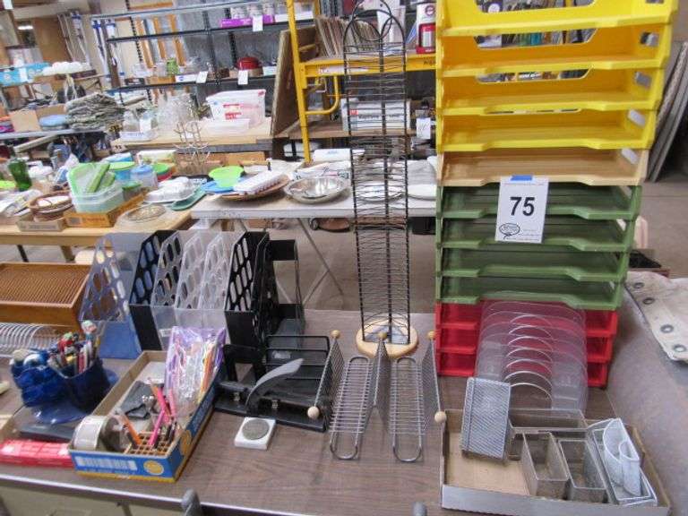 LARGE GROUP OF OFFICE SUPPLIES McPherson Auction & Realty