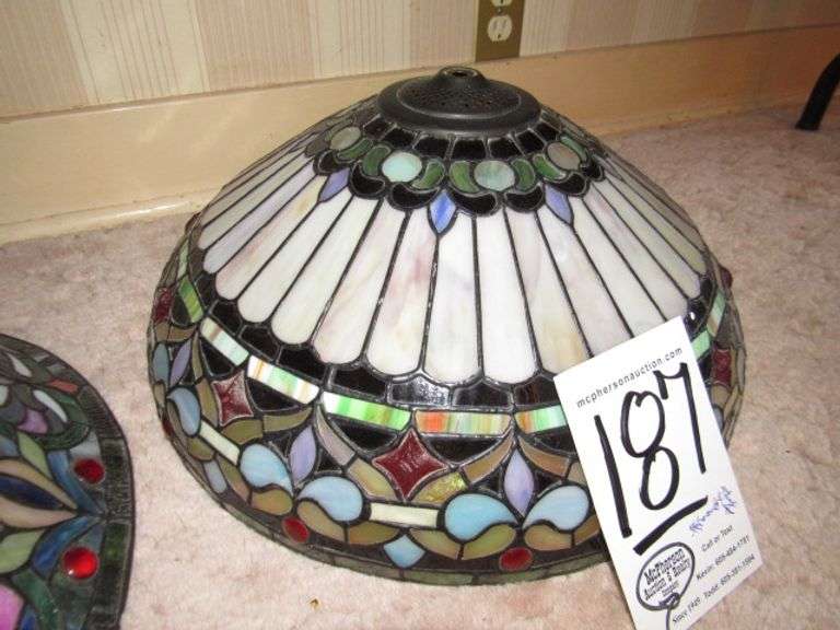 18" TIFFANY LAMP SHADE McPherson Auction & Realty