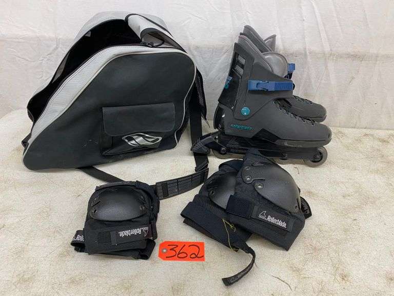 Roller Blades w/ Knee & Elbow Pads Meagher Auctioneers