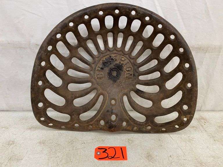 Champion Cast Iron Machinery Seat Meagher Auctioneers