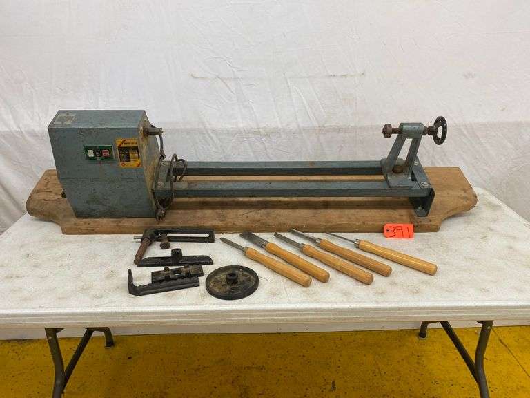 Menards Wood Lathe & Tools Meagher Auctioneers