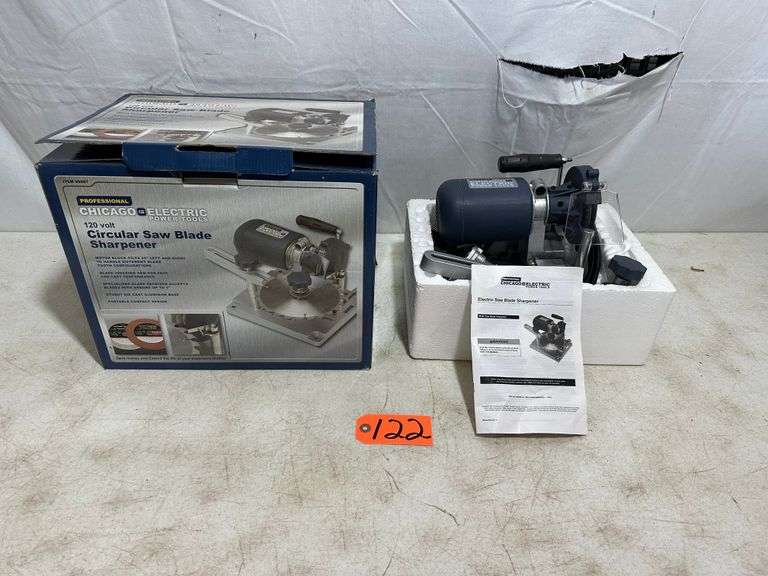 Chicago Electric Circular Saw Blade Sharpener Meagher Auctioneers