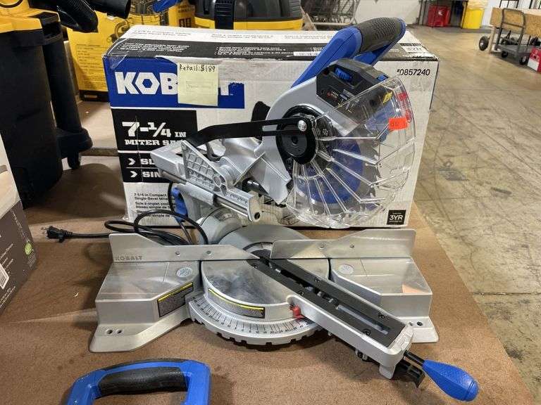 Kobalt 7.25 Sliding Compact Miter Saw Metzger Property Services LLC