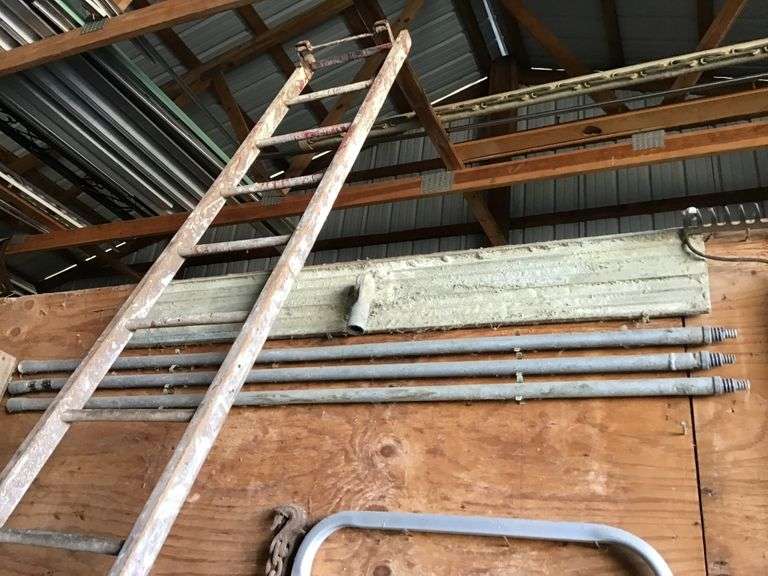 Bull float and handles Metzger Property Services LLC