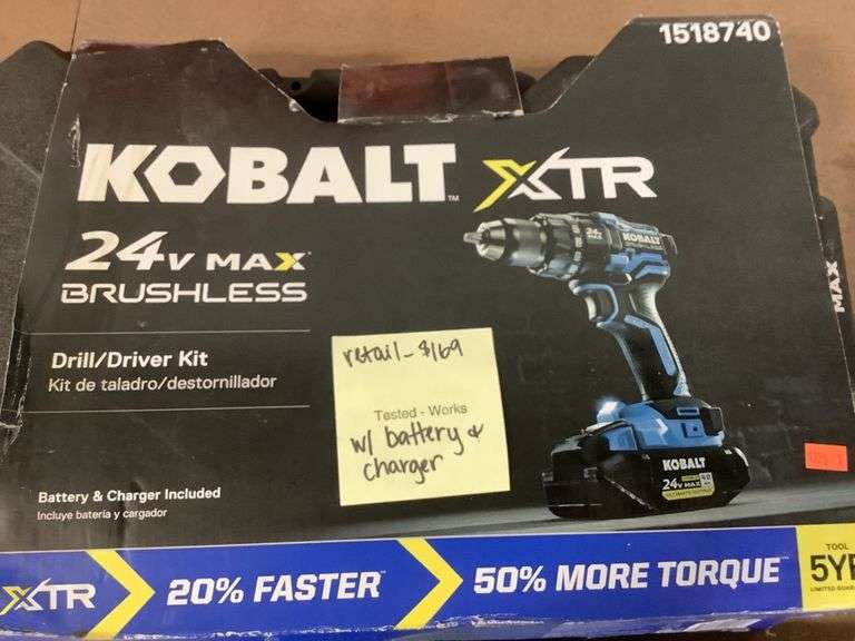 Kobalt 24v Max Brushless Drill/driver Kit Metzger Property Services LLC