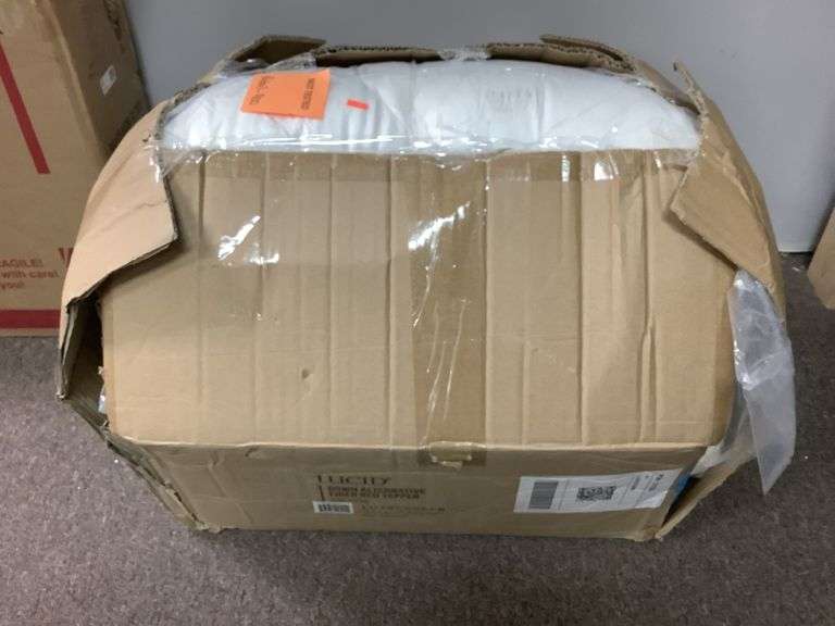 Down alternative fiber bed topper, California king Metzger Property