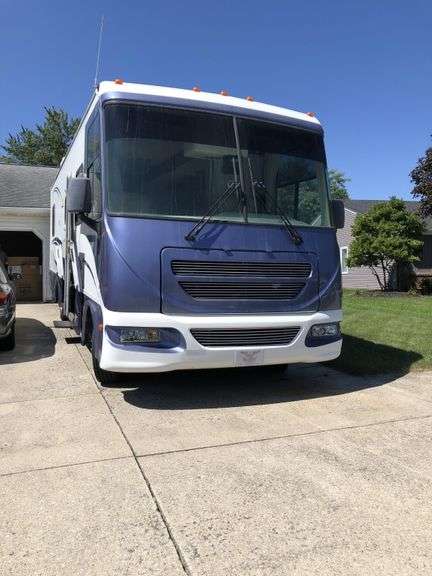 ONLINE ONLY AUCTION! 2002 ULTRA SUPREME RV - VINTAGE ELECTRONIC COLLECTION - GLASSWARE - SAFES - VINTAGE TOYS & GAMES - LONGABERGER - BARBIES - HOUSEHOLD & MORE!