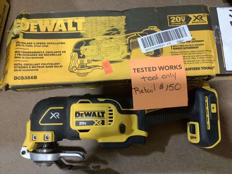 Dewalt brushless 3 speed oscillating multi tool, no battery or charger