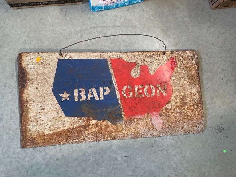 Bap Geon advertising sign Metzger Property Services LLC