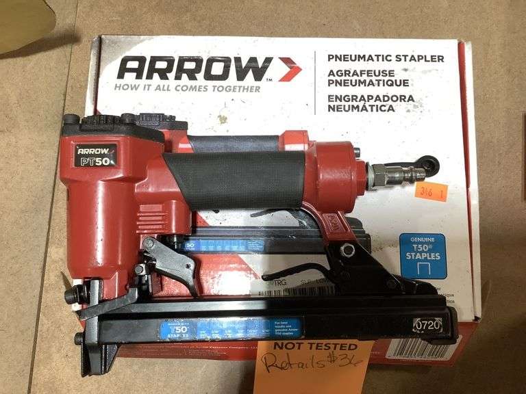 Arrow pneumatic stapler Metzger Property Services LLC