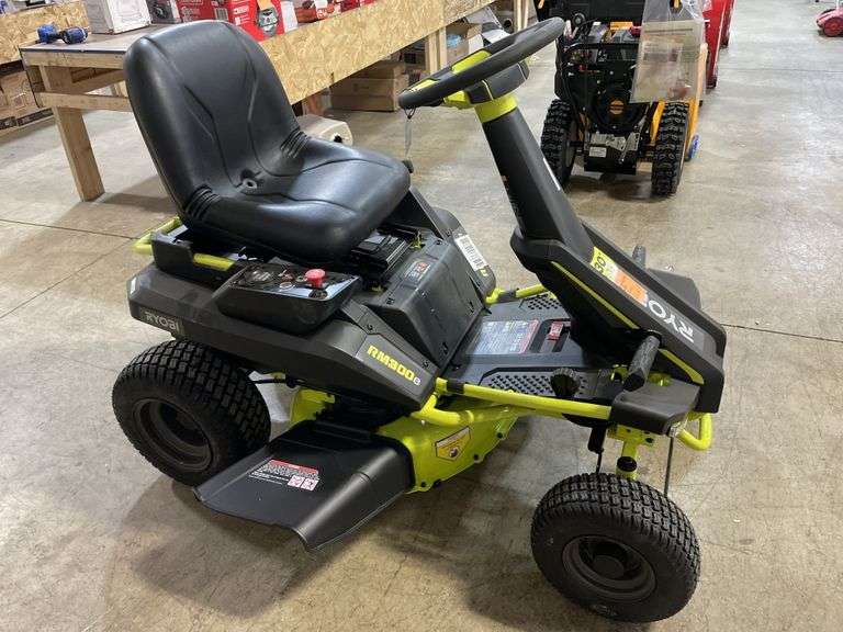 Ryobi RM300e 30 inch riding mower includes charger Metzger Property