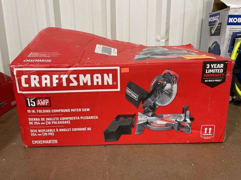 Craftsman 10 inch folding compound miter saw Metzger Property