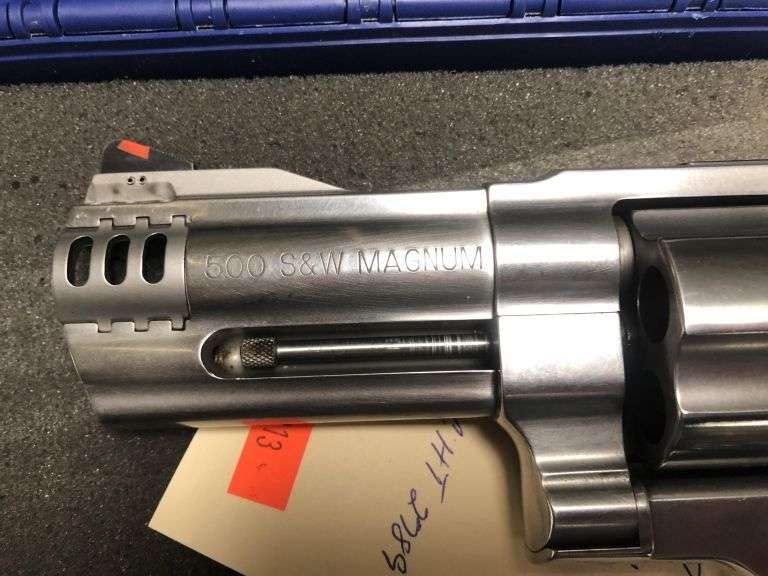 Smith and Wesson model 500 magnum revolver with case Metzger Property