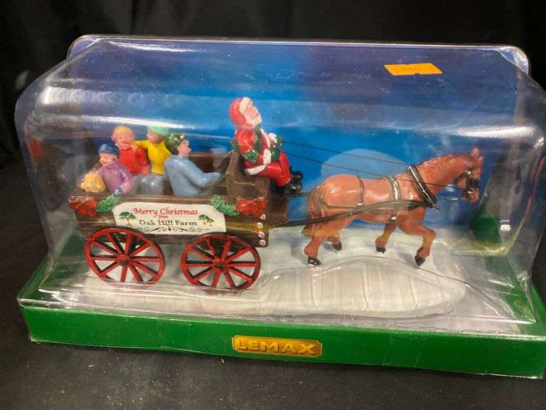Lemax oak hill farm wagon Metzger Property Services LLC