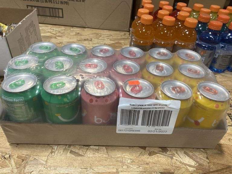 Bubly sparkling water variety pack, 18 ct. Metzger Property Services LLC