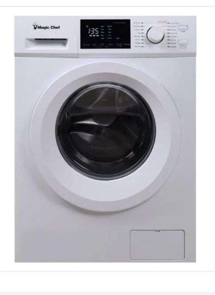 Magic chef 24 inch front load washer, 2.7 ft.³ in white factory sealed ...