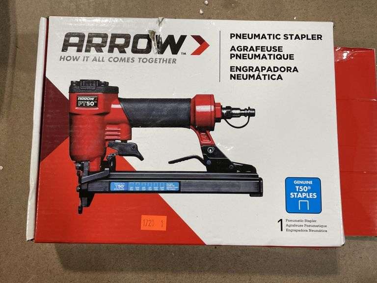 Arrow pneumatic stapler Metzger Property Services LLC